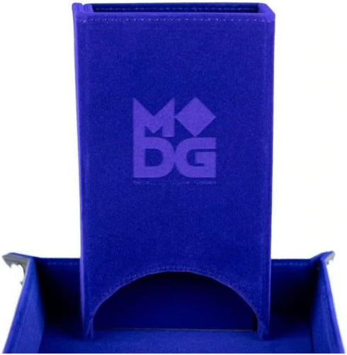 Metallic Dice Games FanRoll Fold Up Dice Tower: Blue, Accessories for Role Playing Game Dungeons and Dragons