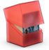 Ultimate Guard Boulder 100+ Classic Deck Case for 100 Double-Sleeved TCG Cards, Ruby, Secure Storage