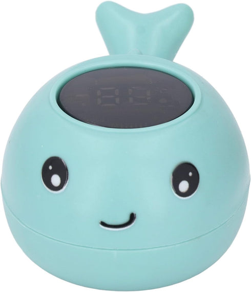 Generic LED Display Bath Thermometer Floating Toy, Blue Whale Baby Tub Toy with Cartoon Design, Skin Softening