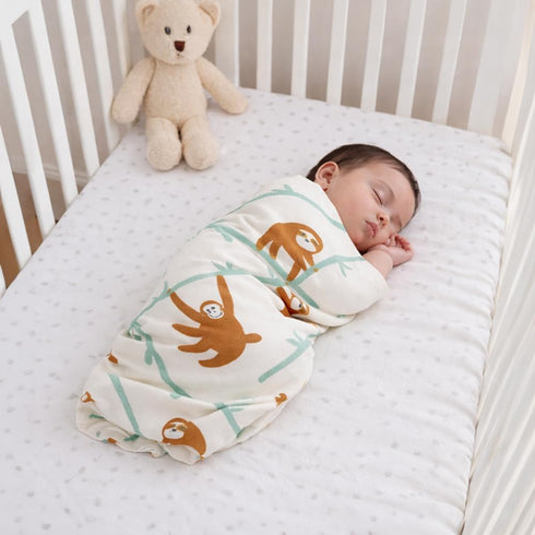 Moyra Collective Cozy Baby Blanket Knitted Cotton | Soft, & Breathable Newborn & Infant Blanket | Cute Animal Prints|