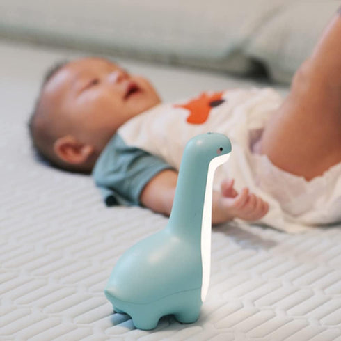 Dinosaur Night Light, Adjustable Night Lamp for Kids Girls Boys, USB Rechargeable Touch Control Bedside Sleep Lamp