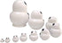 Set 10 Cute Animal Panda with Bamboo Handmade Wooden Russian Nesting Dolls Matryoshka Dolls Pieces for Kids Toy Home