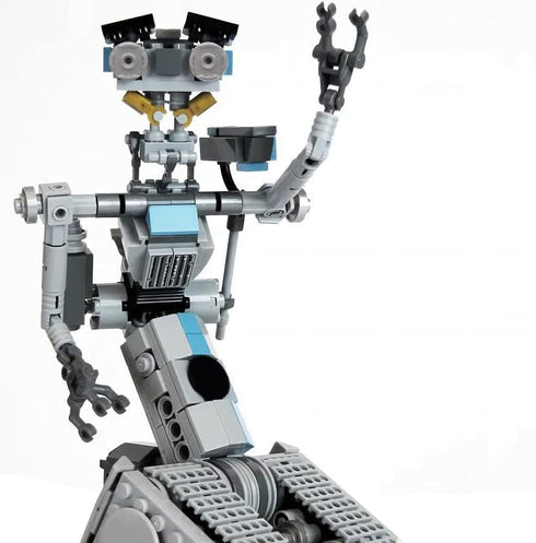 Johnny 5 Robot Building Toys - Movie Short Open Circuit Figures - Building Kit for Adults and Children (368 PCS)