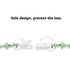 7 Pack PandaEar Silicone Pacifier Clips, Pacifier Holder with One Piece Design