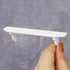 YuanHolumid 2Pcs Accessories,1:12 White Dollhouse Wall Shelf,Doll House Storage Wall Shelf for Kitchen Scene Dollhouse