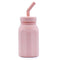 Silicone Water Bottle with Straw for Babies, Toddlers & Kids, BPA Free,