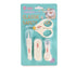 BuryTony 4pcs Set Baby Grooming Safety Nail Care Nursery Fingernail Kit Newborn Toddler - Clippers Scissors Tweezer