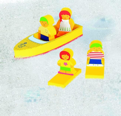 Floating Adventure House Bath Toy - Fun Bath Blocks for Kids