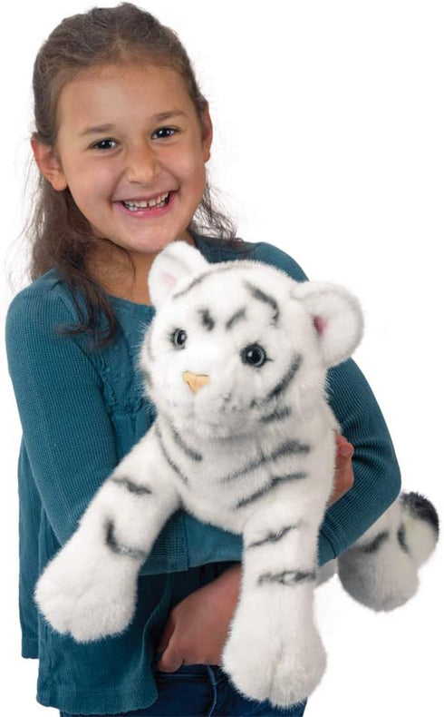 Douglas Zahara White Tiger Cub Plush Stuffed Animal