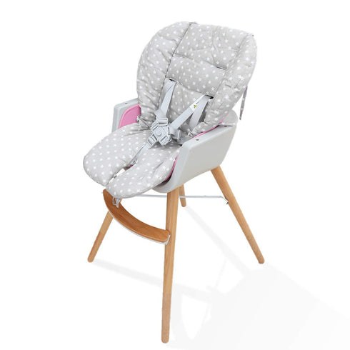 Twoworld High Chair Cushion, Large Thickening Baby High Chair Seat Cushion Liner Mat Pad Cover Breathable Suitable