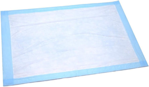 BrightCare Pack 50 Count (17 24 Inch) Disposable Baby Changing Pad Liner - Economy x - Waterproof Absorbent Blue