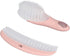Generic Set, Baby Hair Brush and Comb Soft Round Tooth Design, Enhances Brain Development, Travel Friendly, Pink