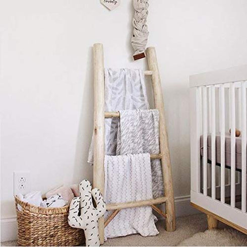 100% 3 Pack 47"x 47" Muslin Swaddle Blanket Soft Muslin Cotton Classic Grey Combo Unisex for Baby Girl or Baby Boy