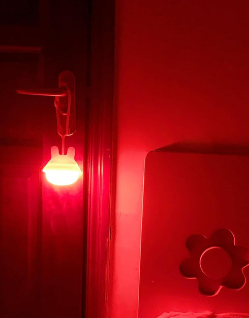 Dimming 9 Baby Night Light for Car Seat with Ring Teether Baby Infant- Function Colors Changing Eye Caring Portable