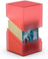 Ultimate Guard Boulder 100+ Classic Deck Case for 100 Double-Sleeved TCG Cards, Ruby, Secure Storage