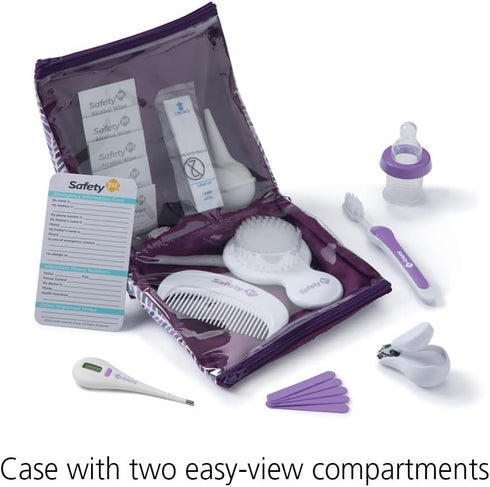 1st 24 Safety Deluxe Baby Healthcare and Grooming Kit, Pyramids Grape Juice, Newborn Baby Essentials, One Size, Pieces