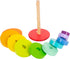 Wooden Large Rainbow Stacking Tower by Small Foot, Classic Educational Game for Toddlers, Ages 18+ Months