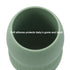 PandaEar 2 Pack Tiny Silicone Drinking Training Cup for Baby and Toddler (Blue/Green)