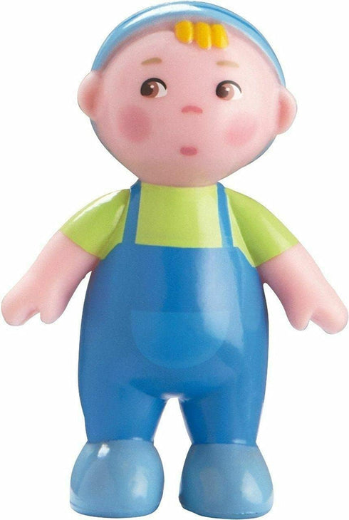 HABA Little Friends Babies Marie & Max, 2.5" Twin Baby Dollhouse Toy Figures (2 Piece Set)