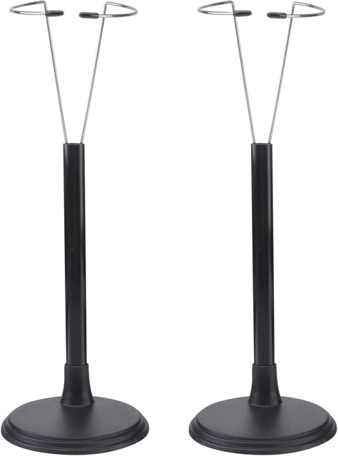 12-Inch Dolls Doll Stands by jojofuny, 2pcs Black Portable Action Figure Display Bracket for Home Decoration, 35cm