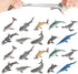 20 PCS Mini Rubber Shark Toy Figure, Super Stretches Bath Toy Set,