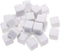 Shapenty 16MM White Acrylic Blank Dice Cubes for Board Games, DIY Sticker, Party