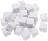 Shapenty 16MM White Acrylic Blank Dice Cubes for Board Games, DIY Sticker, Party