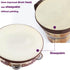 Benelet Set Wooden Musical Instruments for Kids, Percussion Natural Wooden Music Kit with Bongo Drums for Baby