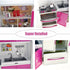 Playset Set (3-in-1) Doll Kitchen for Kids, My Modern Mini Kitchen House Furniture Pretend Play Toy Accessories