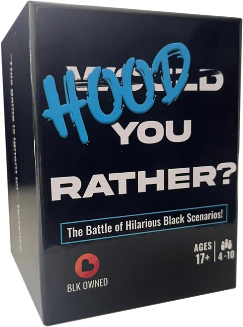 Doin' The Most - Hood You Rather: Urban Black Culture Party Game for Adults, 200 Mind-Blowing Cards, Ages 17+