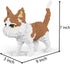 Set 1400PCS Mini Cat Building Blocks - Yellow Cat Micro Bricks for Adults, Collectible Toy for Cat Lovers, The Elegance