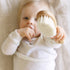 haakaa Wooden Baby Brush for Newborns and Toddlers, Natural Soft Goat Bristles, Ideal for Cradle Cap, 1PC with Carry