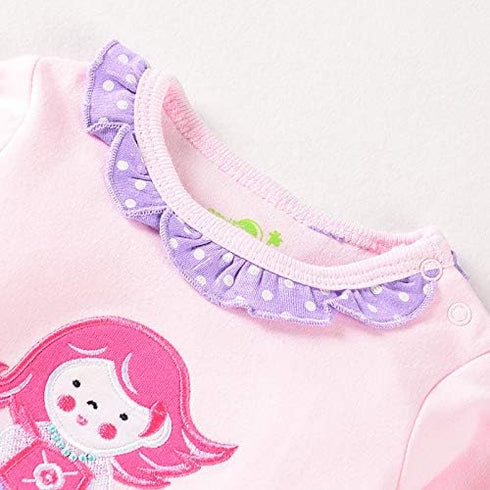 Reborn Baby Dolls Clothes Girl - 22 inch 4 Pcs Sets Outfit Fits 20-23 inch Reborn Doll Newborn Baby Girl Clothing