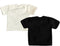 1/6 Custom Scale 2X T-Shirt Clothes for 12" Male Action Figure, Black and White