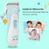 Trimmer, Baby Hair Clippers, Ceramic Blade Electric Kids Hair Ultra-Quiet Cordless Rechargeable Waterproof Haircut Kit