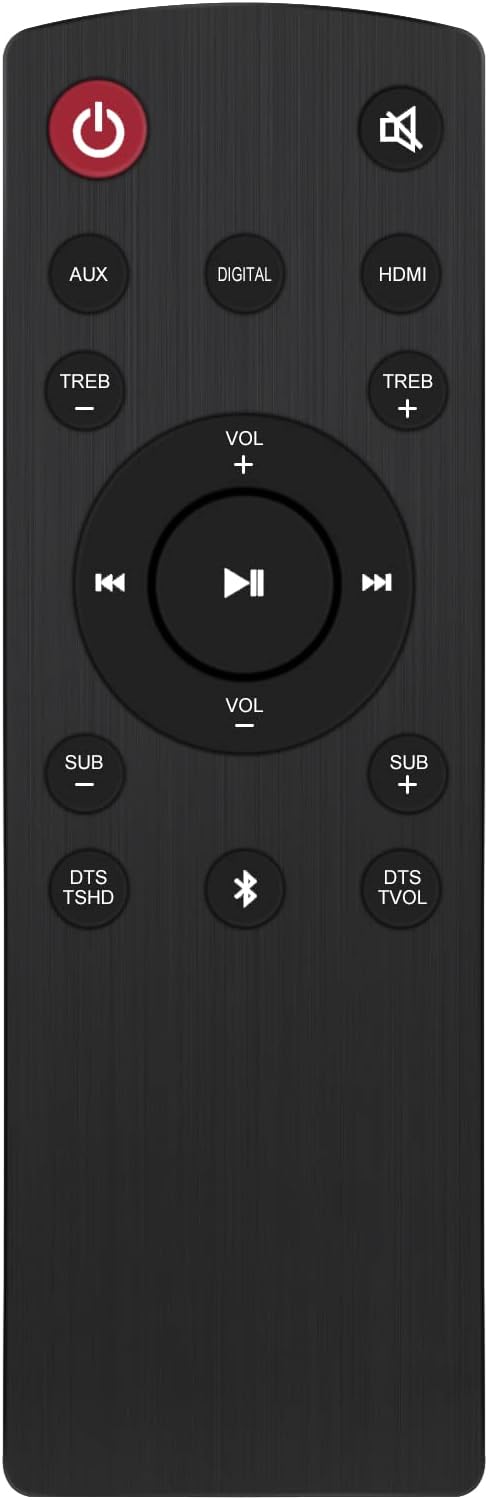 Beyution TH-WL709H-RC Replace Remote Control for JVC 2.1 Sound Bar Audio System TH-WL709H, TH-WL709S