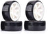 RC Plastic Wheel and Tire Set, 63mm Hard Tyres for 1/10 Drift Car, Traxxas HSP Tamiya HPI Kyosho On-Road