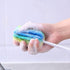 MLWSKERTY 25x5cm/9.84x1.97in, 1 Rainbow Long Handle Nylon/Plastic Medium Firmness Brush for Water Bottle, Glass
