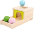 Adena Montessori Object Permanence Box with Tray, Three Balls Montessori Toys for 6-12 Months Baby and Toddler (Small