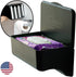 2 Pack Wipe Holder for Bathroom Adhesive Wall Mount Organizer Bathroom Shelf & Baby Wipes Dispenser Black