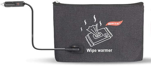 SmarTopus Portable Car Wipes Heater Warmer Baby Wipes Thermostat Heating Bag