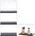 FINGERINSPIRE 4 PCS Stackable Minifigures Display Case, 3.7x2.7x1.9inch Transparent Plastic Case for Action Figures