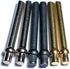 WE Games Standard Metal Cribbage Pegs - Set of 9 with Velvet Pouch in Brass, Silver & Black