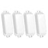 CLYMENE Light Switch Cover Guard, Child Proof Wall Switch Cover, Rocker Style, 4 Pack, White