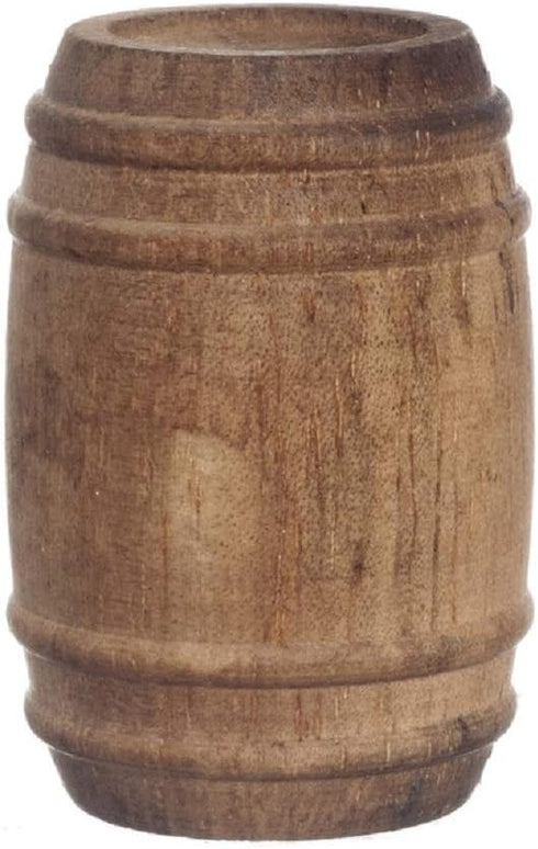 Melody Jane Dolls Houses Dolls House Miniature 1:12 Scale Pub Bar Accessory Wooden Wine Beer Barrel