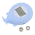 Hamwesh Baby Bath Thermometer, Whale Shaped Floating Water Thermometer with LCD Display and Silent Alarm for Newborn
