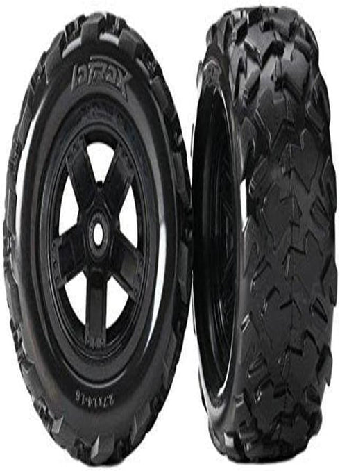 Traxxas 2 Assembled Glued 5-Spoke Wheels Tires & Wheels