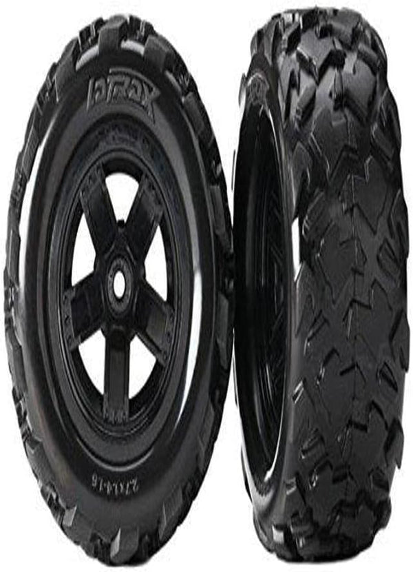 Traxxas 2 Assembled Glued 5-Spoke Wheels Tires & Wheels