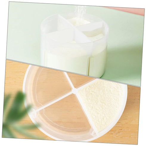 Set 2 of Portable Formula Dispenser Containers - Ideal for Milk Powder & Snacks