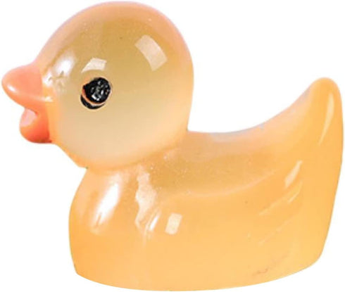 clinmday 10Pcs Miniature Animal Figures, Miniature Duck Tiny Animal Figurine Mini Toys Ornament Kits for Children Kids